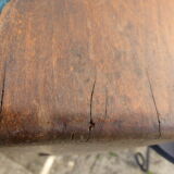 Old wooden saddle, 4 columns, chiseled,