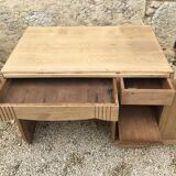 1940s oak desk pickled