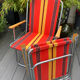Pair of vintage folding camping chairs