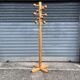 1970s pine coat rack