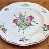 6 old Luneville flat plates, Réverbère model