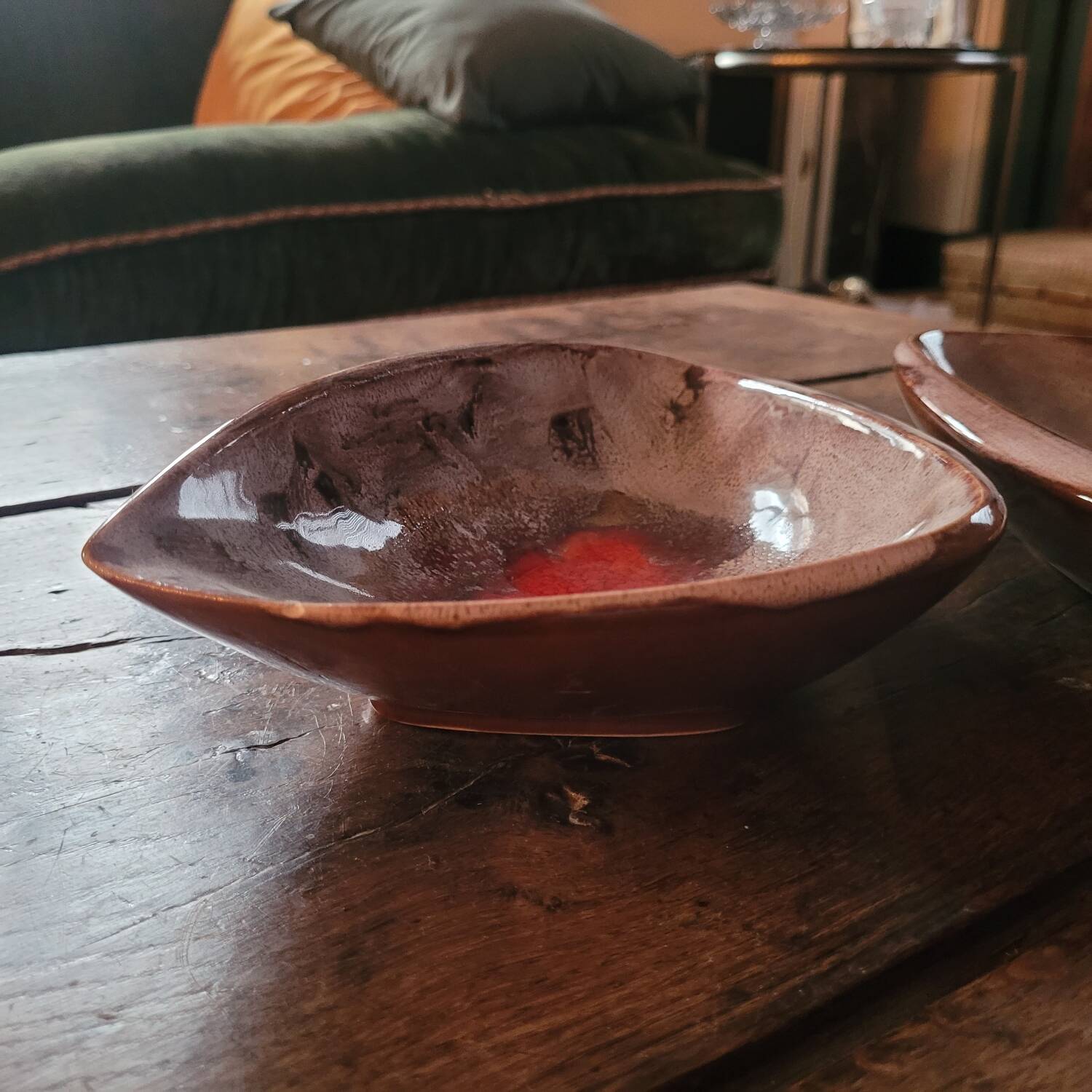 Duo of R. Dussaussoy Paris pocket emptiers – Signed vintage ceramic