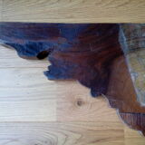 Carved wooden pediment