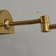 Brass table lamp by Florian Schulz, 1960s, Germany.