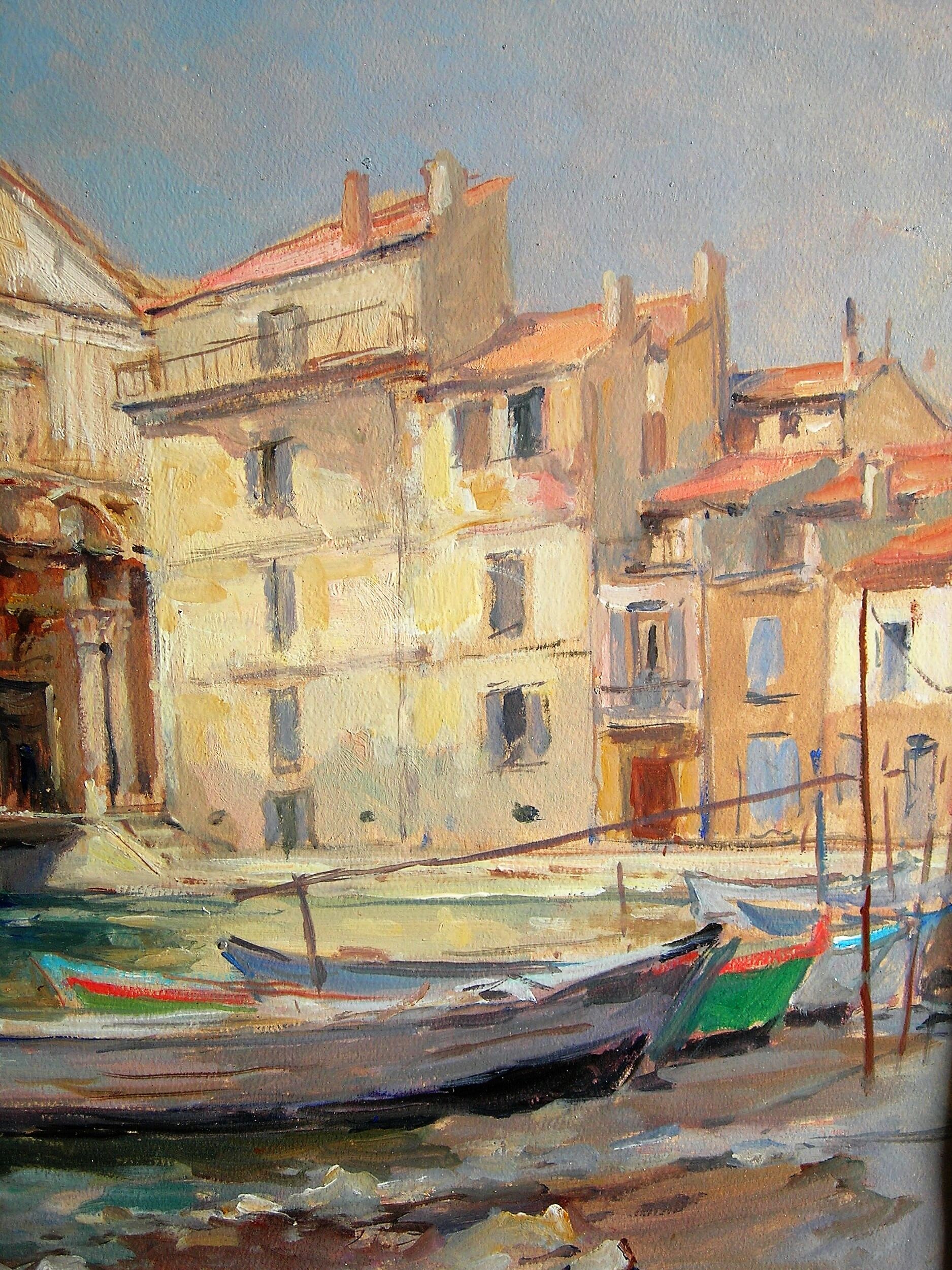 Martigues by robert laroche (1896-1974)