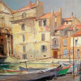 Martigues by robert laroche (1896-1974)