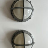 Pair of vintage SYOT, Louis Poulsen, aluminum