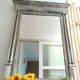 Large mirror / trumeau in patinated carved wood – antique style
