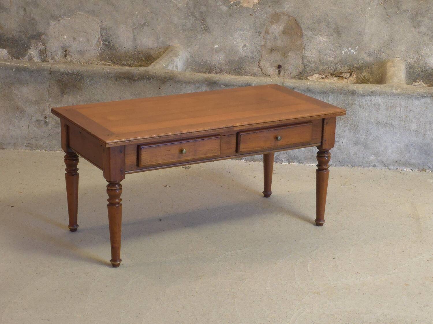 Cherry wood coffee table