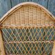 Fauteuil en rotin années 60/70