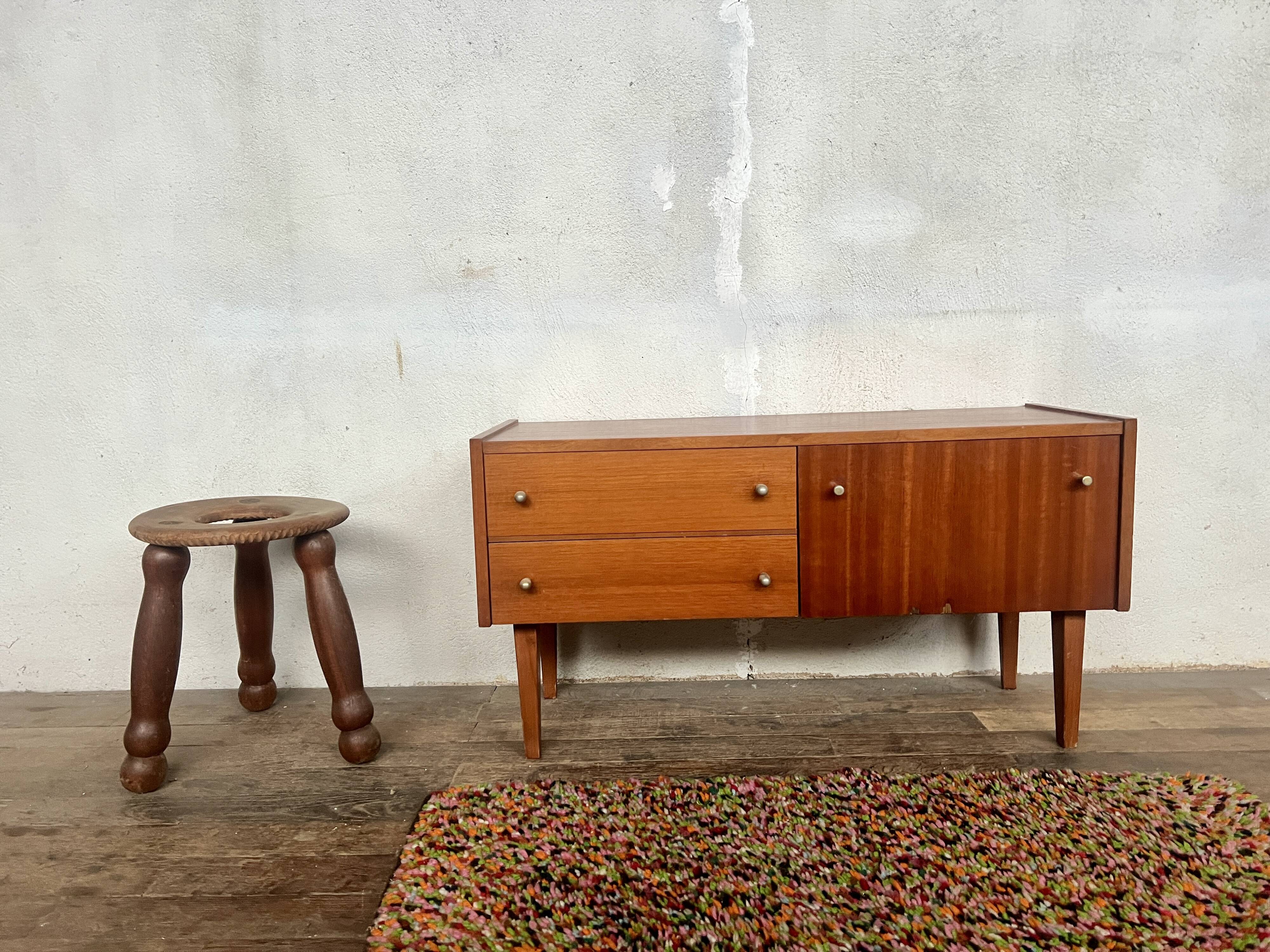 Enfilade / Meuble TV scandinave en teck 1960