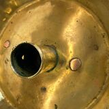 LOW HAND BRASS CANDLESTICK ANTIQUE