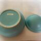 Blue turquoise ring holder tray