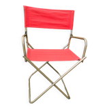 Vintage orange folding camping chair