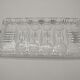 Serving dish in crystal design vintage 60s/70s