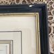 Old framed engraving of birds "red grouse"