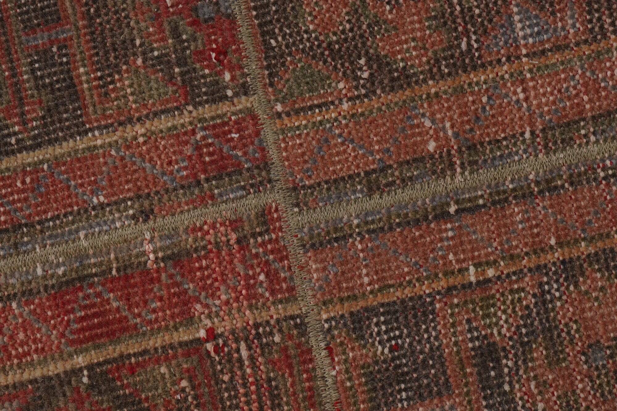 Vintage Turkish hallway rug 56x686 cm