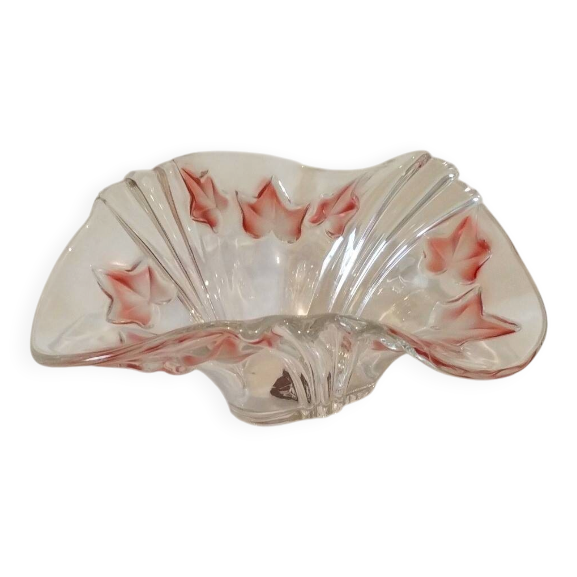 Crystal pocket tray by Walther Glas