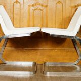 Set of 4 hull chairs - chrome Roche-Bobois & Edmonds Alt 1970