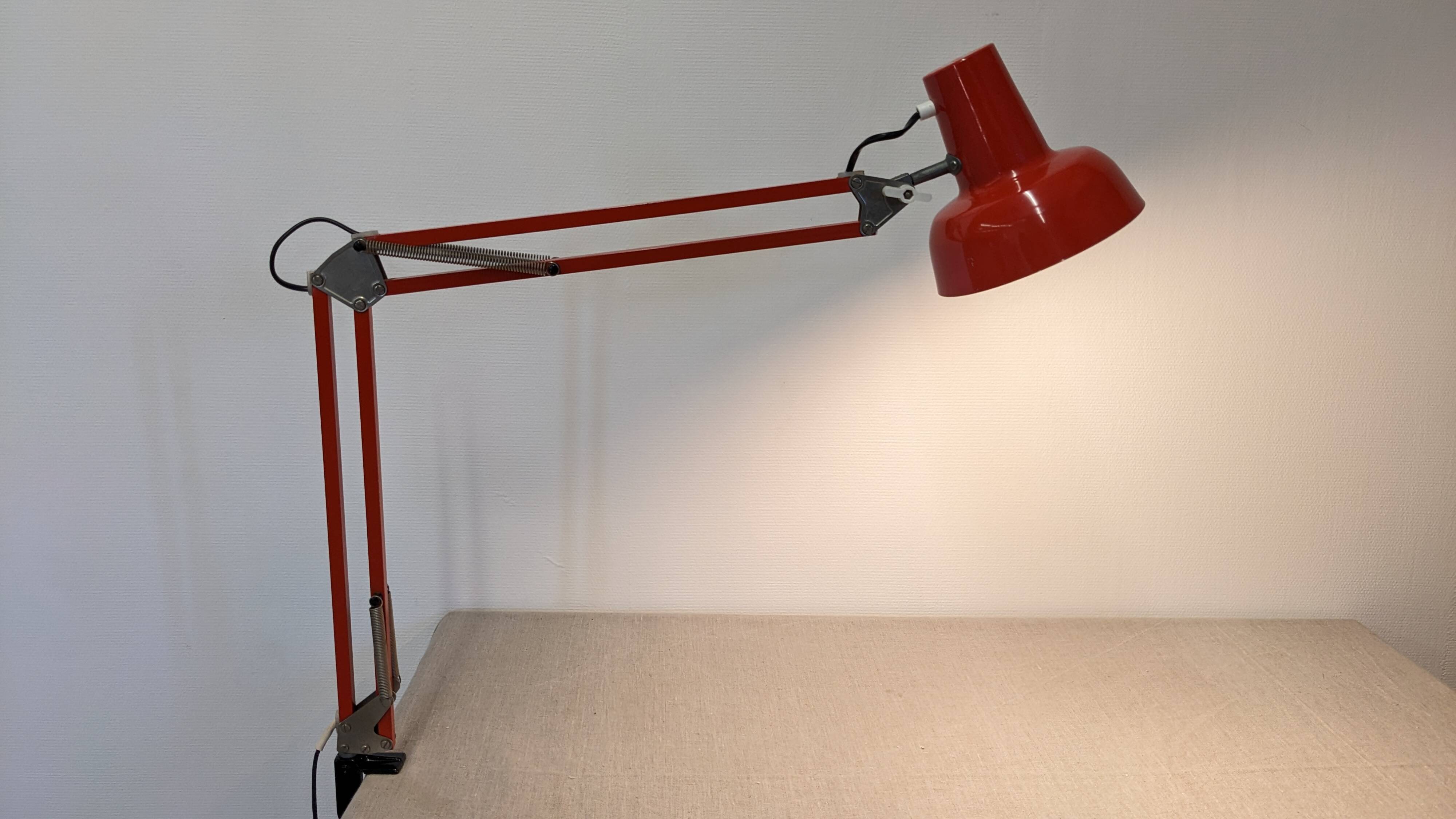 Lampe d'architecte, de bureau articulée, France vers 1970
