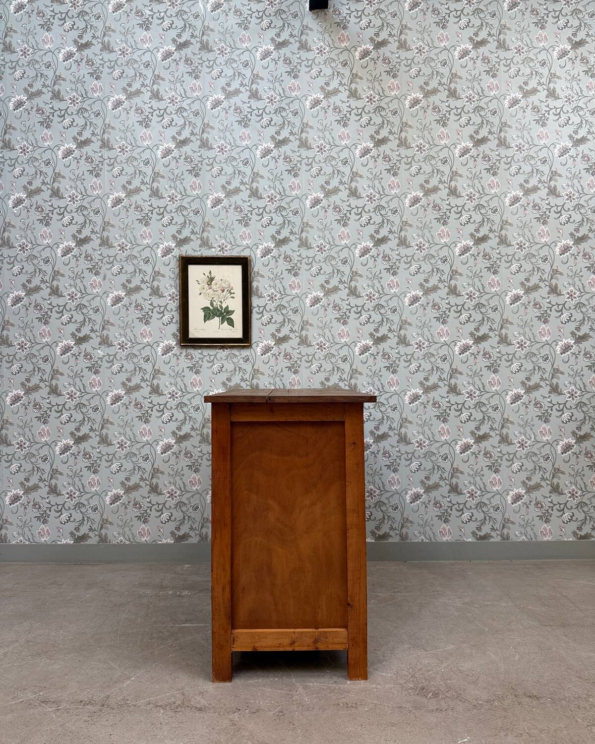 Vintage sideboard with sliding doors