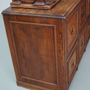 Large Antique German Pitch Pine Corner Apothecary Cabinet / Vitrine ca 1900s