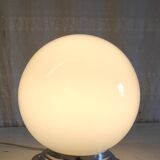 Art Deco ceiling light or wall light with opaline globe, diameter 20 cm.