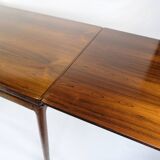 Dining Table With Extension Made In Rosewood By Johannes Andersen From 1960