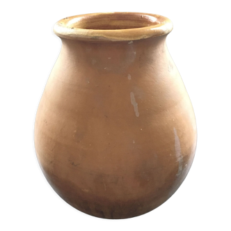 Patinated terracotta jar
