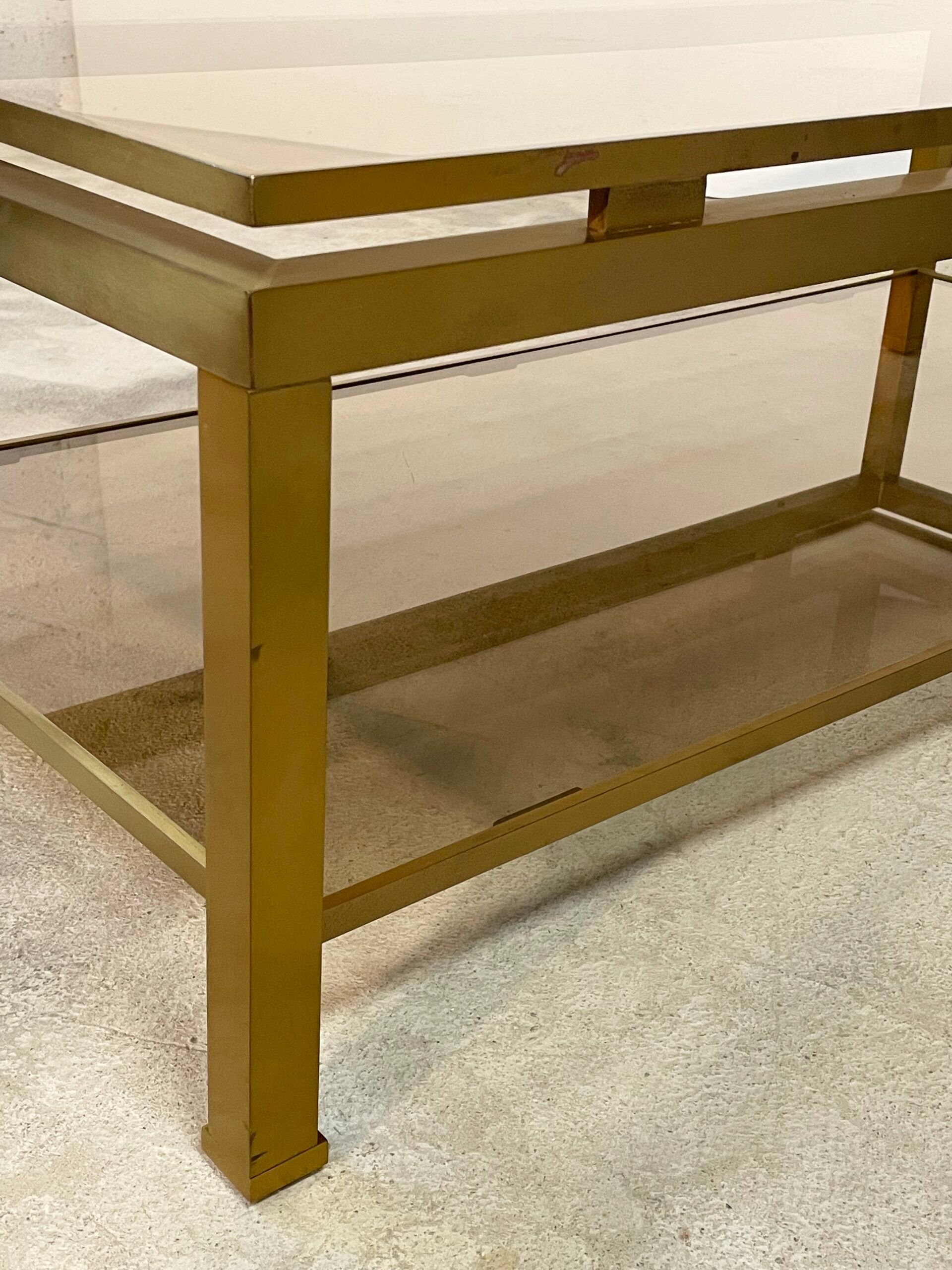 Coffee table Guy LEFEVRE for house JANSEN 1970s