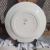 Assiettes lunéville houx