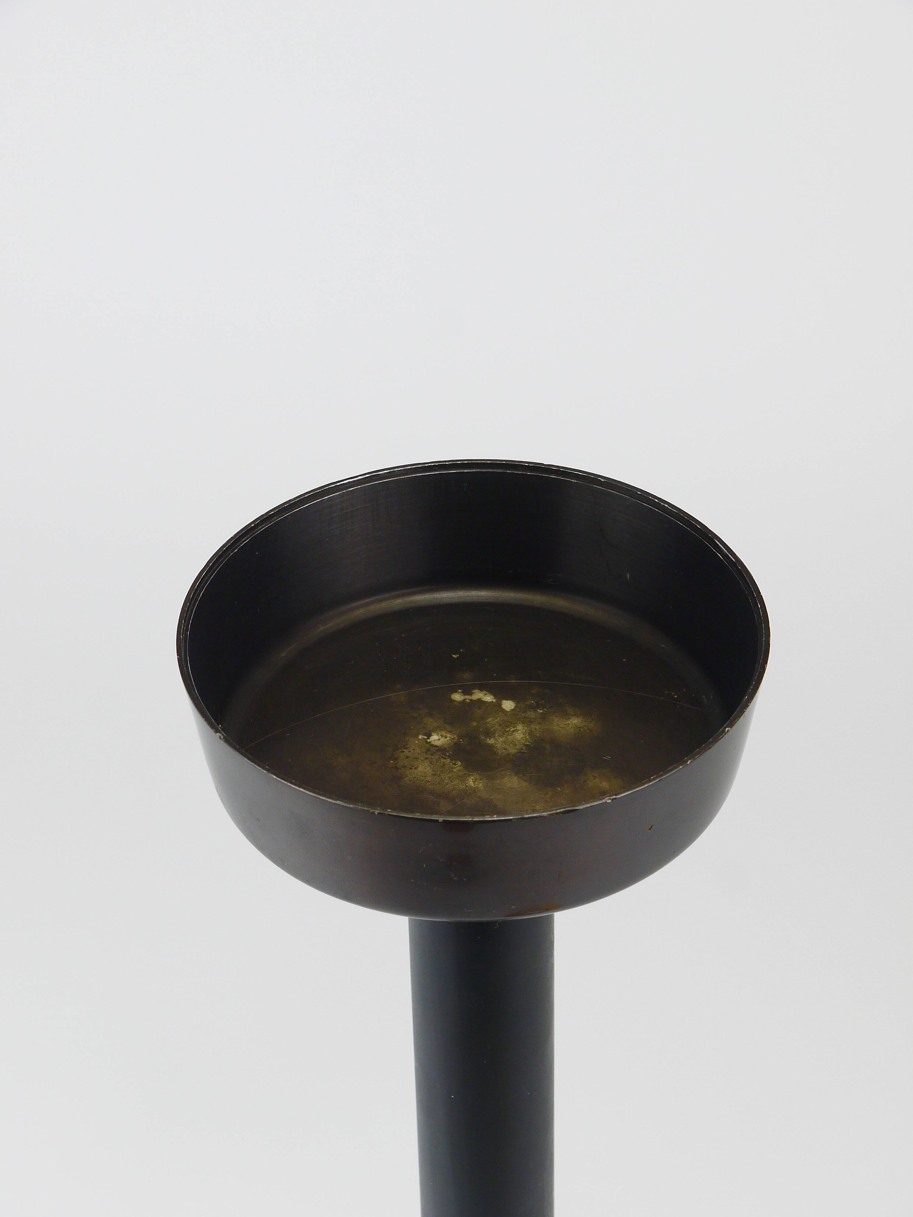 Werkstätte Hagenauer Wien Standing Floor Ashtray, Smoking Stand, Austria, 1