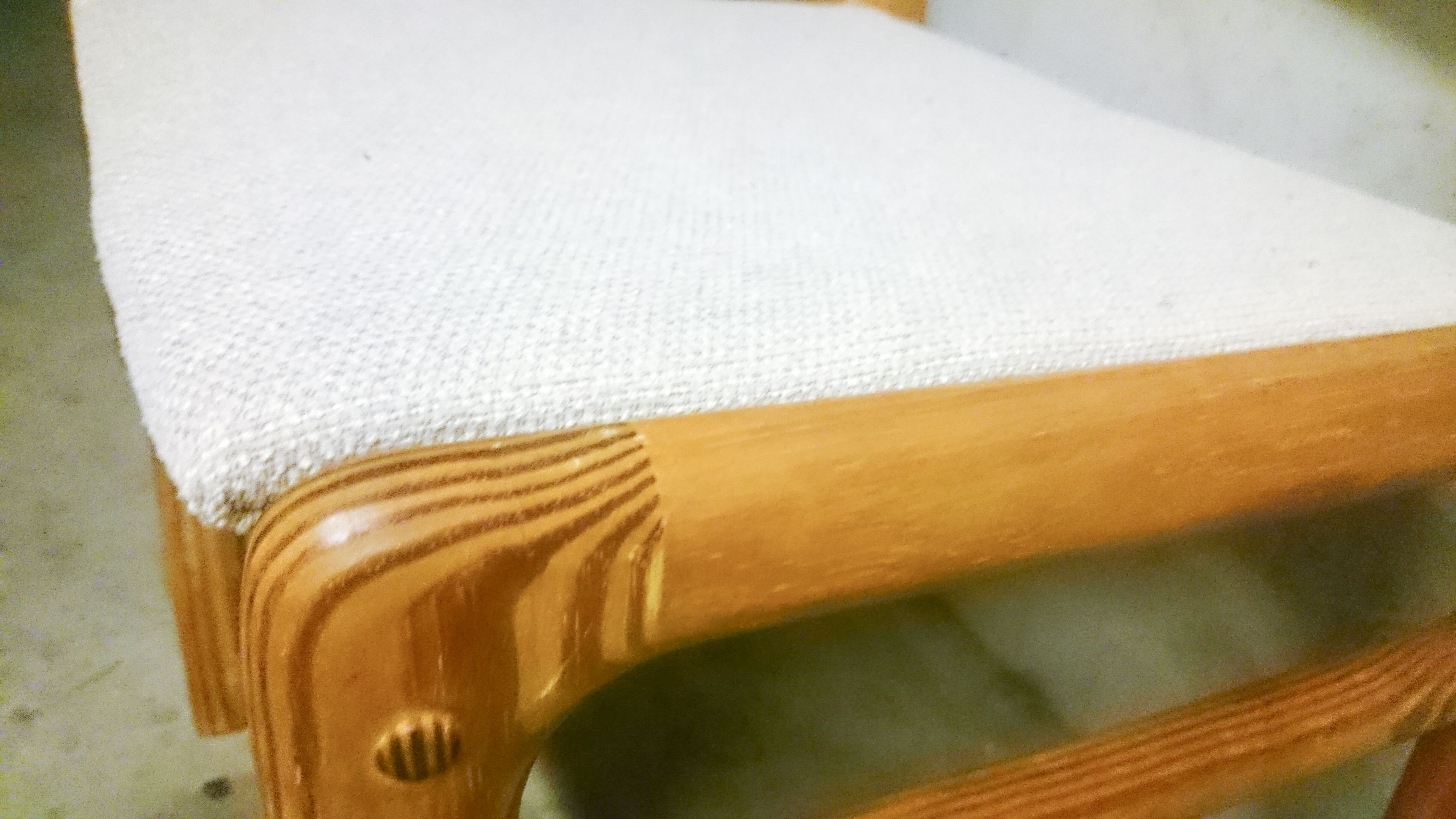 4 chairs by Johannes Andersen for Uldum Møbelfabrik, in pine, Scandinavian design, Denmark 1960's