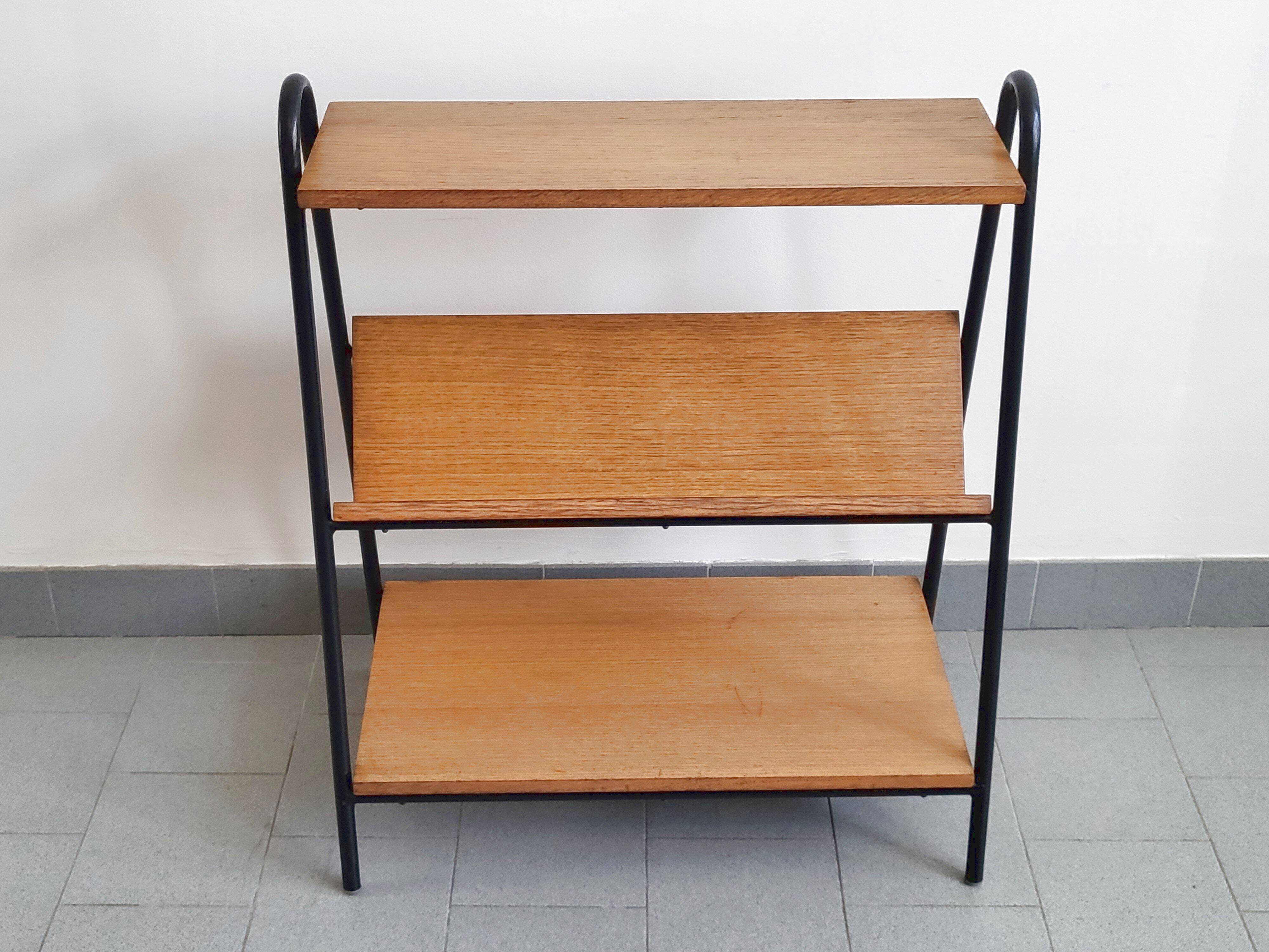 Vintage library shelf 1950