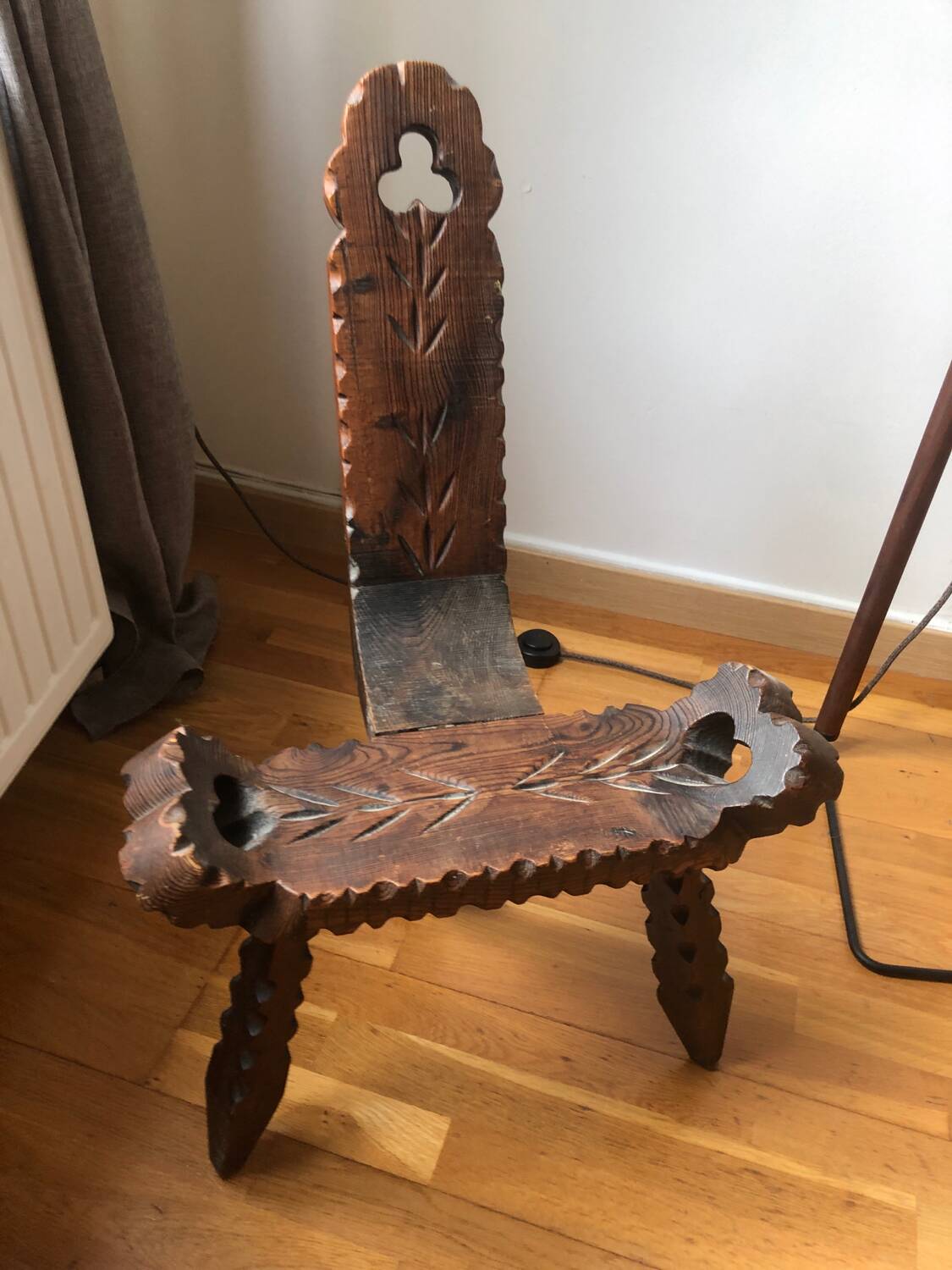 Brutalist Tripod Chair