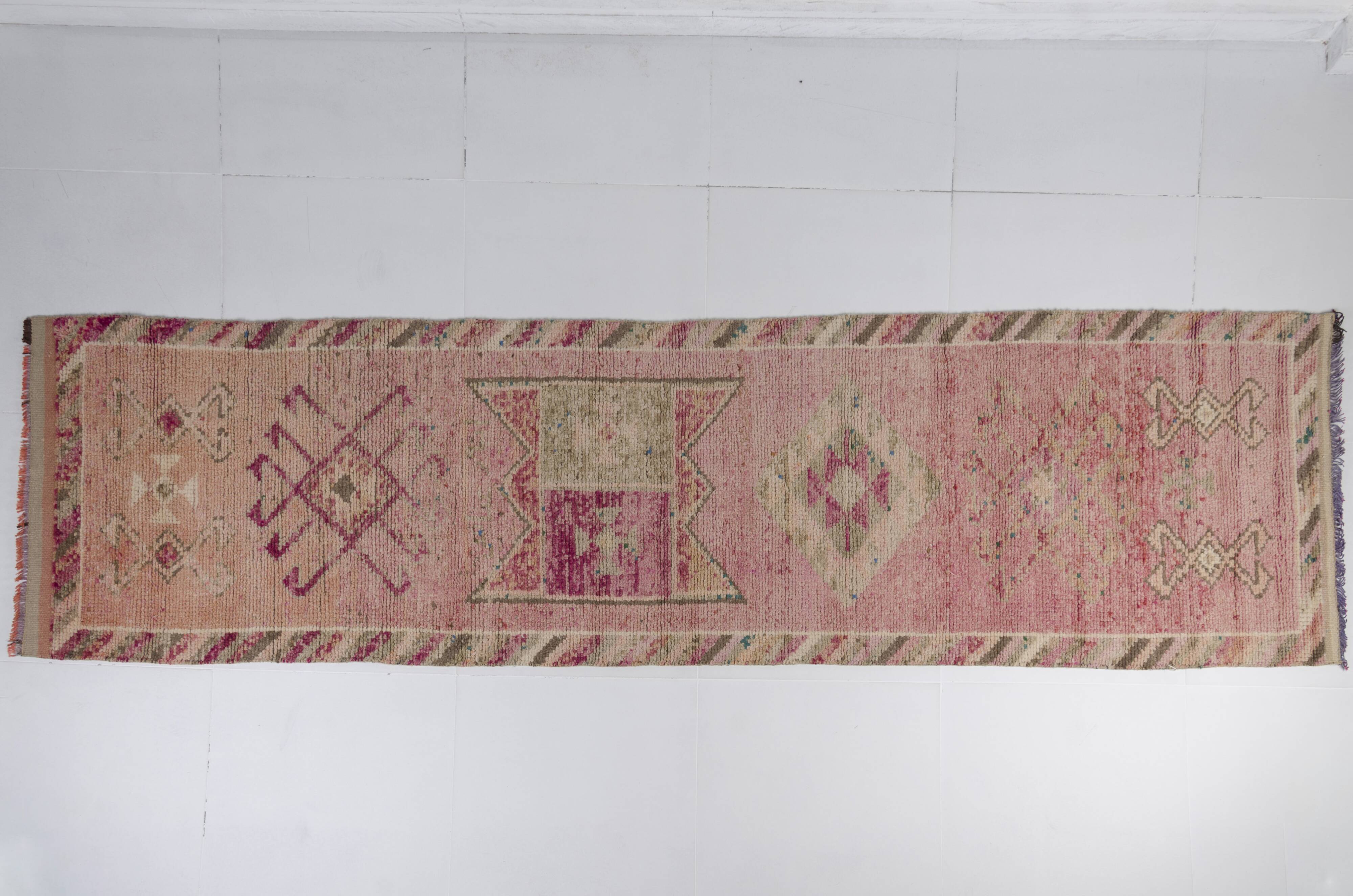 Tapis couloir vintage oushak