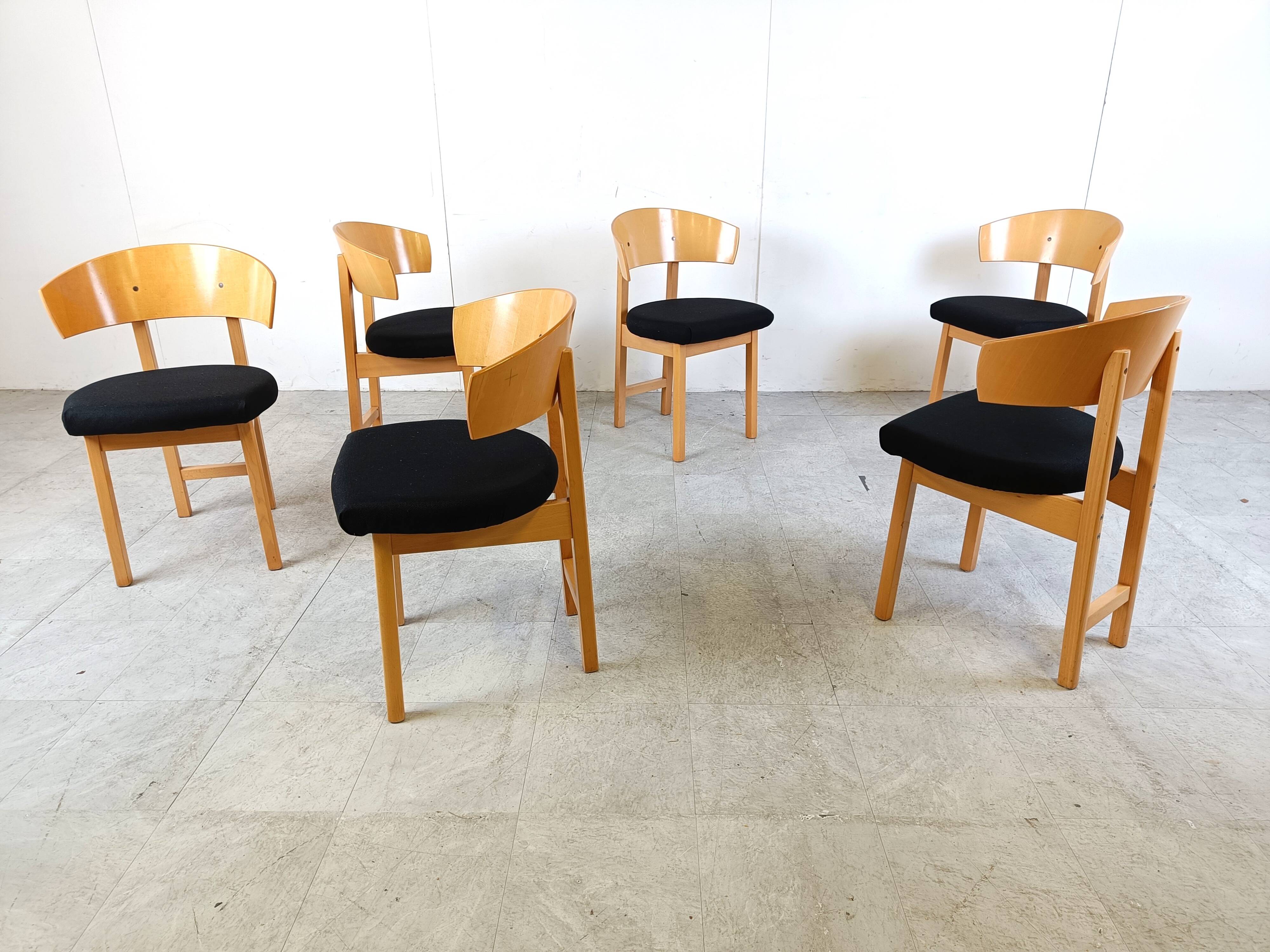 Vintage Ikea dining chairs by Niels Gammelgaard, 1990s