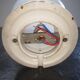 Ceiling lamp old opaline globe white base procelaine Art Deco Ø 15 cm