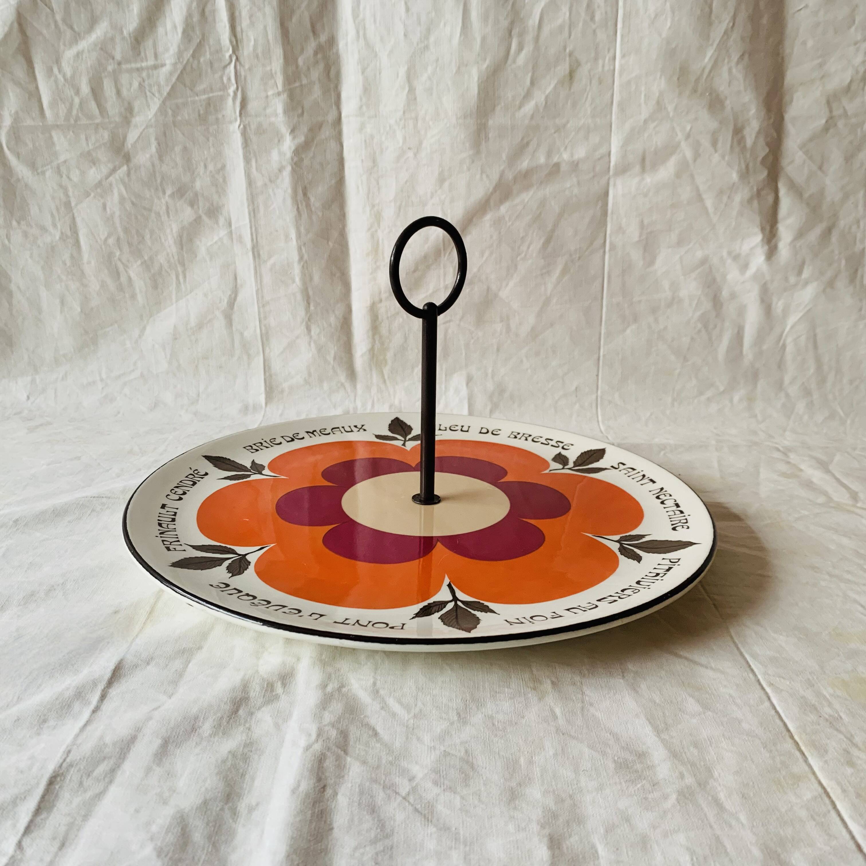 Vintage Gien cheese board - Harmonie series