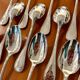 Christofle perles 12 table spoons near new condition 20.5 cm