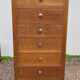 Commode meuble à tiroirs pied compas vintage- 1950s
