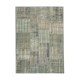 Hand-knotted oriental vintage 175 cm x 245 cm grey patchwork carpet