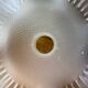 Serrated glass light fixture, 1930