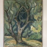 Vintage Oil on Canvas by Swedish artist Anna Munther (1915-2000)