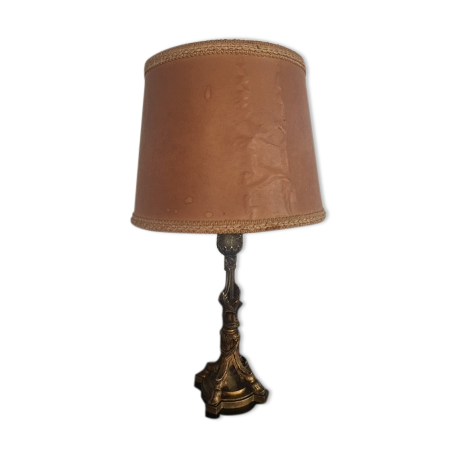 19th century bronze lamp