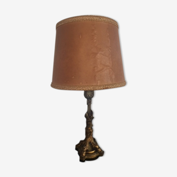 19th century bronze lamp