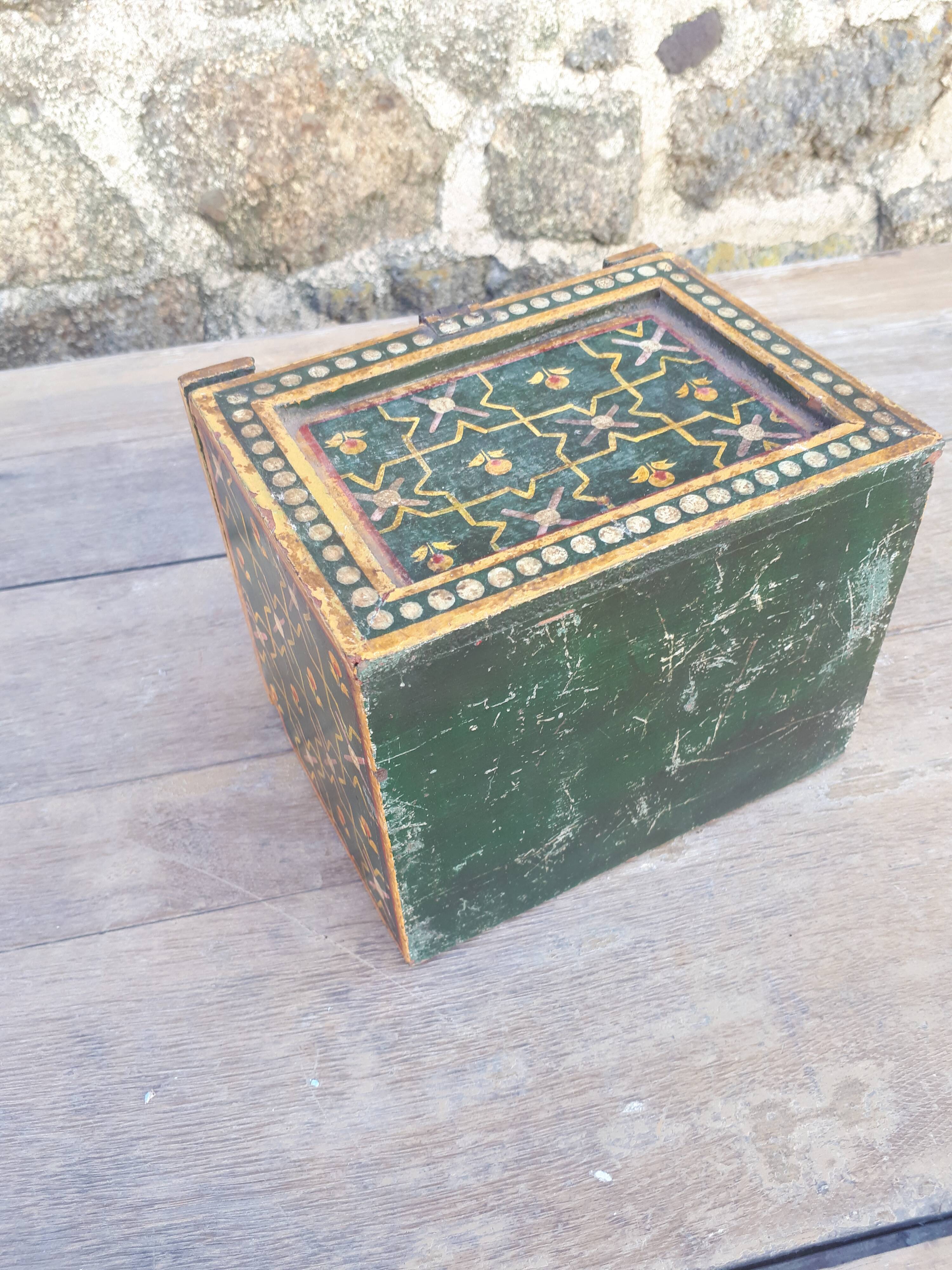 Ancient Indian jewelry box