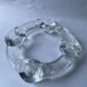 Pukeberg Scandinavian vintage glass candle holder from the 70s