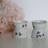 Pair of porcelain egg cups