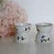 Pair of porcelain egg cups